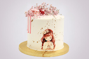 Komunijny z kwiatami XII