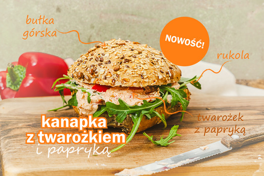 kanapka z twarożkiem